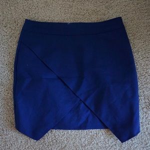Dark blue mini skirt